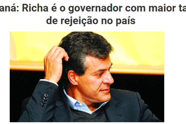 Portal Causa Operária divulga pesquisa realizada no Estado do Paraná sobre a popularidade do Governador Beto Richa