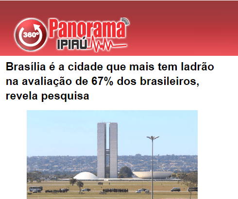 Panorama Ipiaú divulga pesquisa nacional realizada pela Paraná Pesquisas sobre o Panorama Político Atual