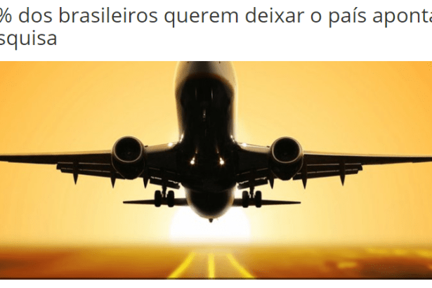 Portal Piauí Hoje divulga pesquisa nacional realizado pela Paraná Pesquisas com a opinião dos brasileiros sobre o Brasil