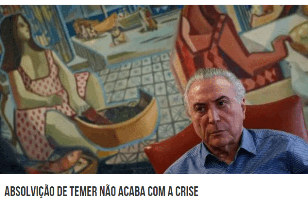 Tudo News divulga pesquisa realizada pela Paraná Pesquisas com a opinião dos brasileiros sobre a crise política no Brasil