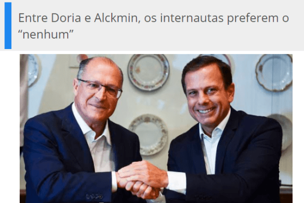 Jornal Águas Lindas divulga pesquisa nacional realizado pela Paraná Pesquisas sobre o melhor candidato para 2018