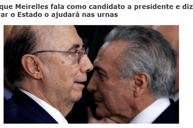 Blog do Briguilino divulga pesquisa nacional realizado pela Paraná Pesquisas sobre o Presidente Michel Temer