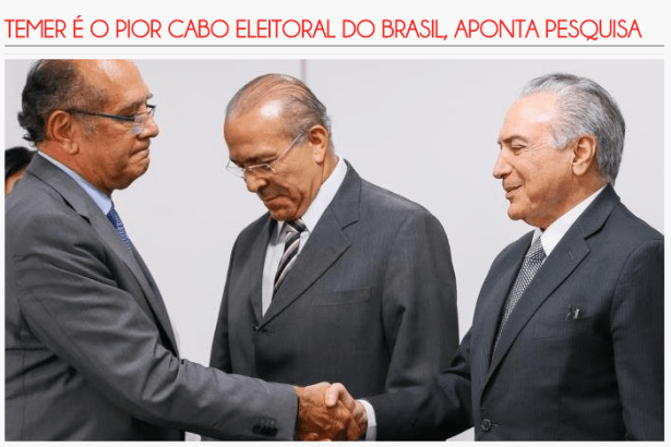Portal Anísio Maia divulga pesquisa nacional realizado pela Paraná Pesquisas sobre o Presidente Michel Temer
