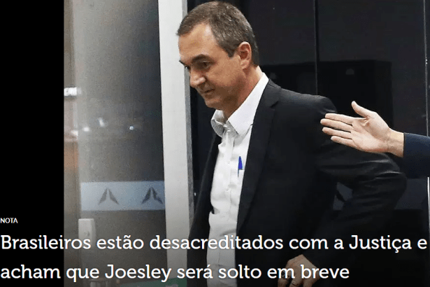 Portal Jornalivre divulga pesquisa nacional realizado pela Paraná Pesquisas sobre o tempo de prisão de Joesley Batista
