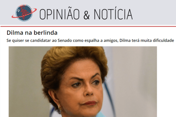 Opinião e Notícia divulga pesquisa nacional com a opinião dos brasileiros sobre o afastamento da ex-Presidente Dilma Rousseff