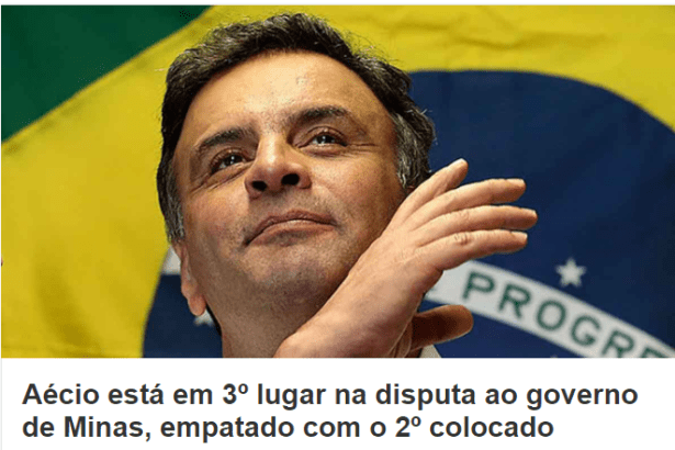 Portal Falando Verdades divulga pesquisa realizada no Estado de Minas Gerais sobre a disputa eleitoral para Governador do Estado