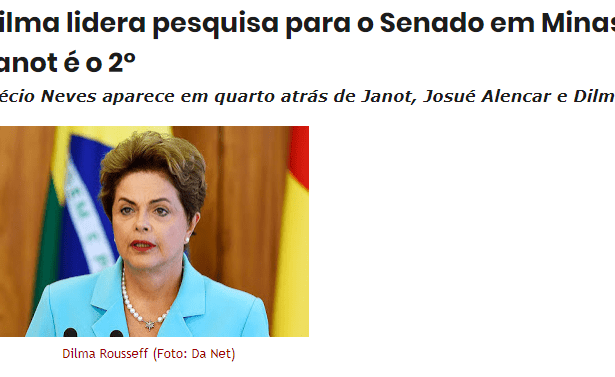 Portal Fato A Fato divulga pesquisa realizado no Estado de Minas Gerais sobre a disputa eleitoral para o Senado