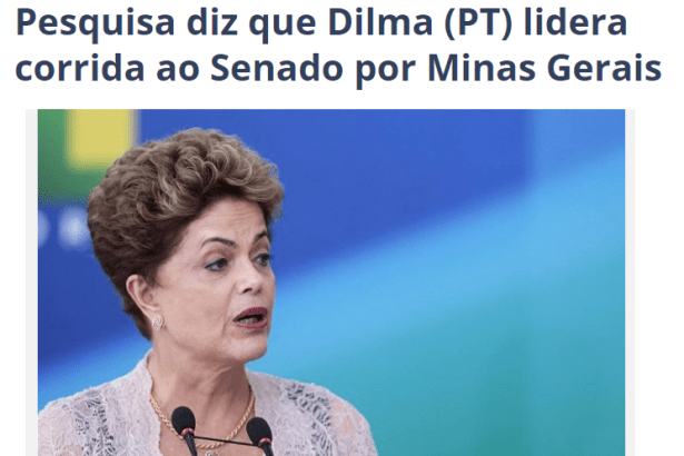 Pontal em Foco divulga pesquisa realizado no Estado de Minas Gerais sobre a disputa eleitoral para o Senado Federal