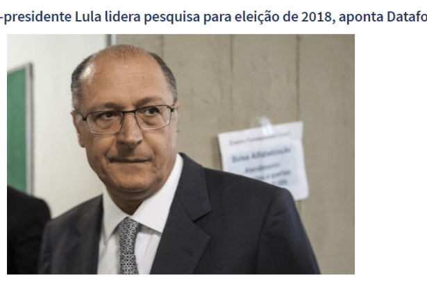 Portal JR o Leme cita em matéria pesquisa realizado pela Paraná Pesquisas