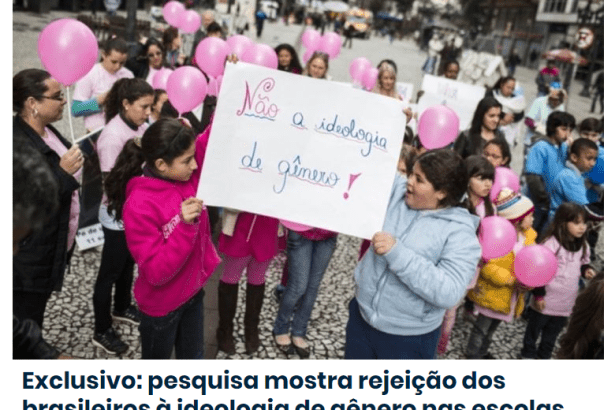 Portal Conteúdo MS divulga pesquisa nacional realizado pela Paraná Pesquisas sobre a ideologia de gênero nas escolas