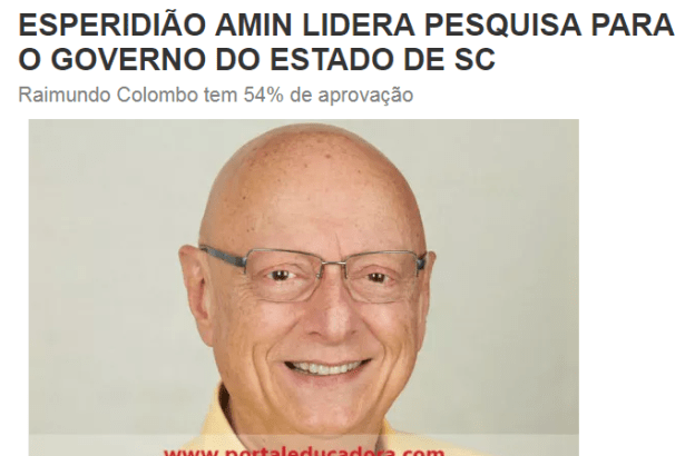Rádio Educadora divulga pesquisa realizada no Estado de Santa Catarina sobre a disputa eleitoral para Governador do Estado