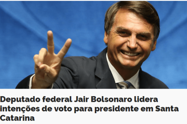Rádio 105 FM divulga pesquisa realizada no Estado de Santa Catarina sobre a disputa eleitoral para Presidente do Brasil
