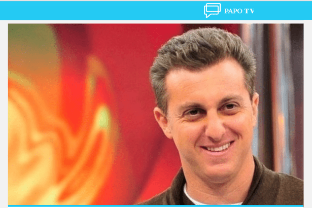 Portal Papo TV divulga pesquisa nacional sobre uma possível candidatura do apresentador Luciano Huck