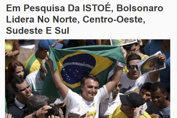 Tribuna 1.com divulga pesquisa nacional realizado pela Paraná Pesquisas sobre a disputa eleitoral para Presidente do Brasil