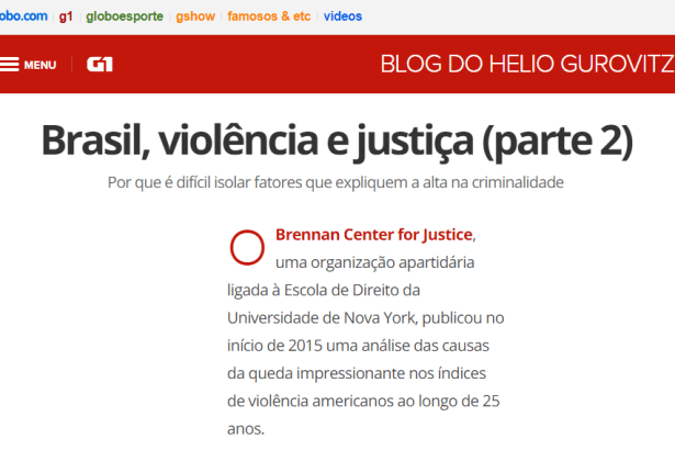 G1- Globo.com - Blog do Helio Gurovitz cita em matéria o Instituto Paraná Pesquisas