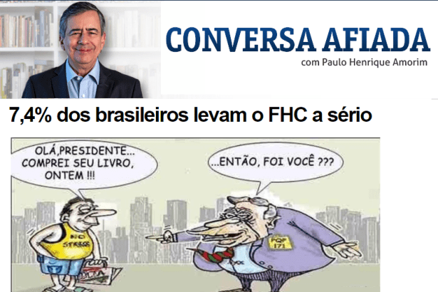 Conversa Afiada divulga pesquisa realizada pela Paraná Pesquisas sobre avaliação do ex-Presidente Fernando Henrique Cardoso