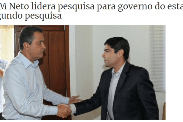 Portal Bahia Extremosul divulga pesquisa realizada no Estado da Bahia sobre a disputa eleitoral para Governador do Estado