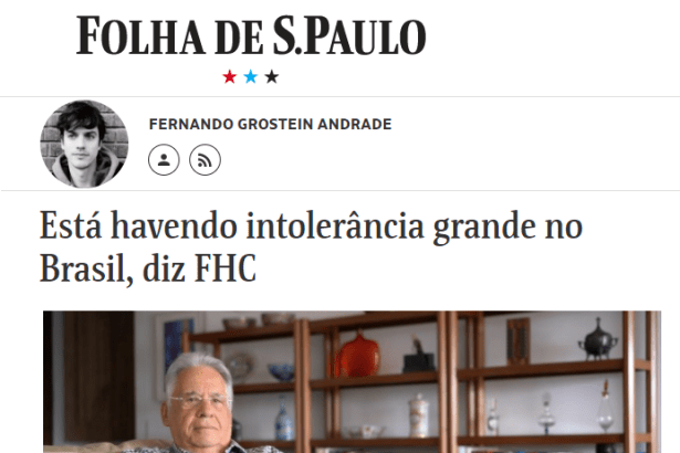 Folha de S. Paulo - Blog Grostein Andrade cita em matéria o Instituto Paraná Pesquisas