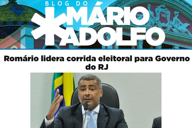 Blog do Mário Adolfo divulga pesquisa realizada no Estado do Rio de Janeiro sobre a disputa eleitoral para Governador do Estado