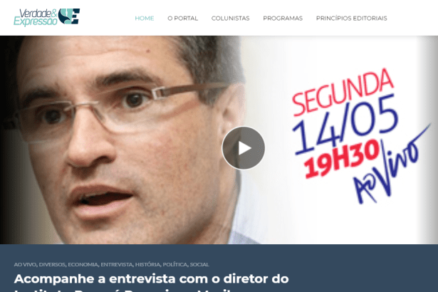 Portal Verdade e Expressão divulga entrevista realizada com o Diretor do Instituto Paraná de Pesquisas