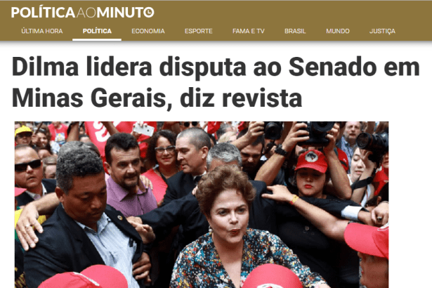 Notícias ao Minuto divulga pesquisa realizada no Estado de Minas Gerais sobre a disputa eleitoral para Senador(a)