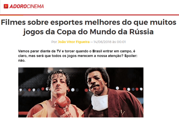 Portal Adoro Cinema cita em matéria pesquisa realizada pela Paraná Pesquisas