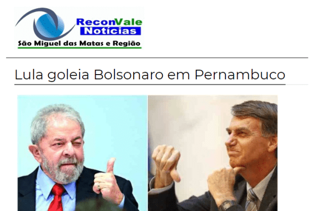 ReconVale Notícias cita em matéria pesquisa realizada pela Paraná Pesquisas