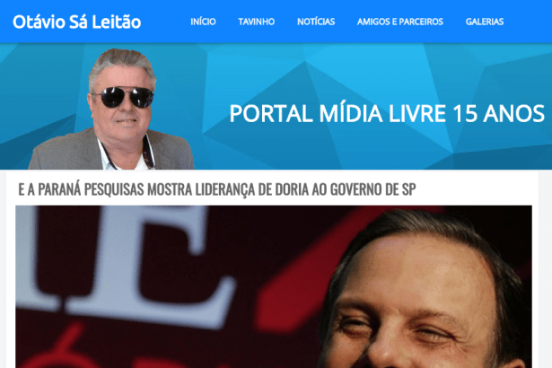 Portal Otávio Sá Leitão divulga pesquisa realizada no Estado de São Paulo sobre a disputa eleitoral para Governador