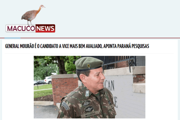 Macuco News cita pesquisa realizada pela Paraná Pesquisas