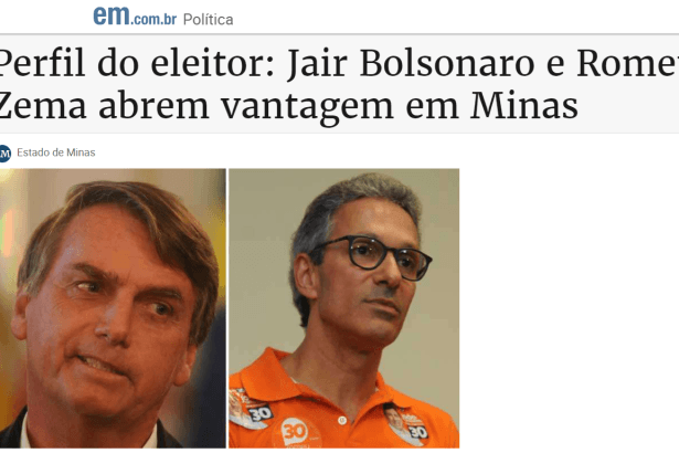 Portal Estado de Minas divulga pesquisa realizado no Estado de Minas Gerais sobre o SEGUNDO TURNO das eleições para Presidente e Governador