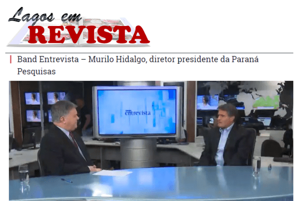 Portal Lagos em Revista divulga entrevista realizado com Diretor do Instituto Paraná Pesquisas