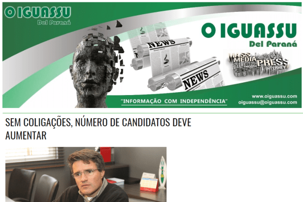 Portal O Iguassu Del Paraná divulga entrevista realizado com o Diretor do Instituto Paraná Pesquisas