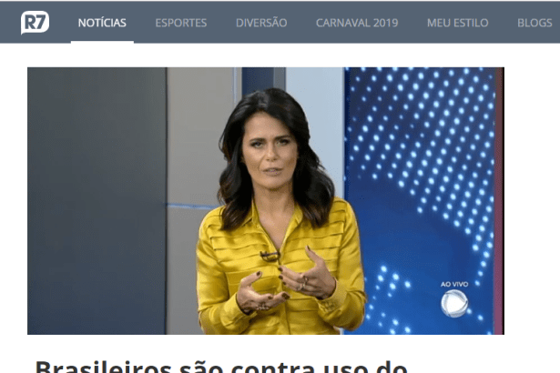 R7.com Notícias divulga pesquisa nacional realizado pela Paraná Pesquisas com a percepção dos Brasileiros sobre o Carnaval
