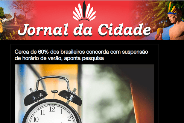 Blog Jornal da Cidade divulga pesquisa nacional realizado pela Paraná Pesquisas sobre o fim do horário de verão