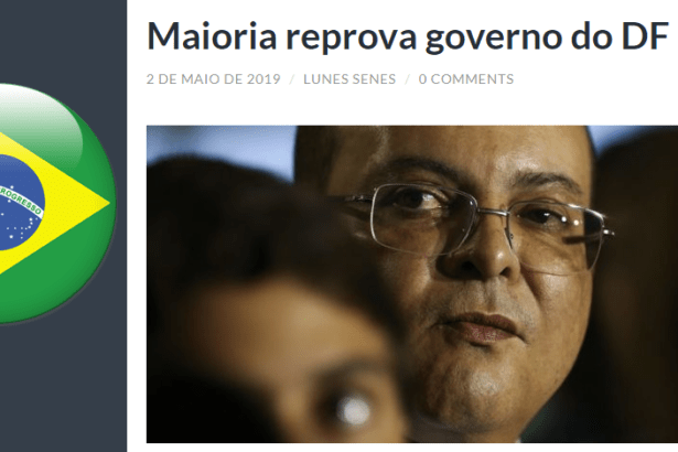 Blog Bita divulga pesquisa realizado pela Paraná Pesquisas sobre a administração do Governador do Distrito Federal, Ibaneis Rocha