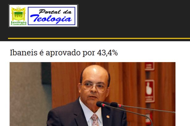 Portal da Teologia divulga pesquisa realizado pela Paraná Pesquisas sobre a administração do Governador do Distrito Federal, Ibaneis Rocha