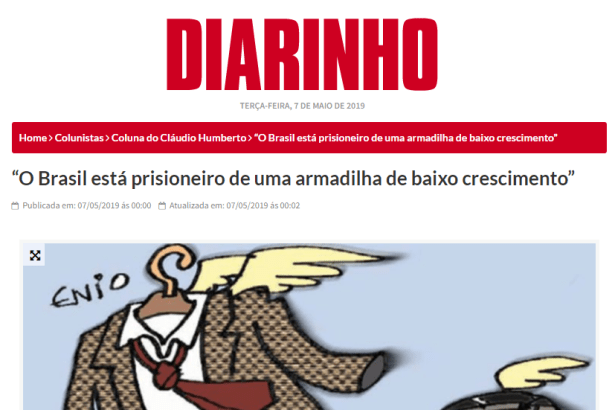 Portal Diarinho cita pesquisa realizado pela Paraná Pesquisas