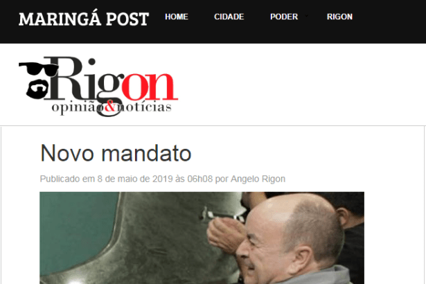 Maringa Post - Rigon cita pesquisa nacional realizado pela Paraná Pesquisas com a opinião dos brasileiros sobre temas atuais