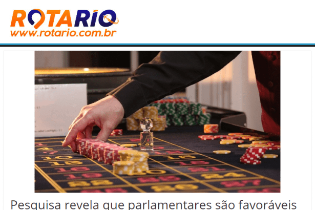 Portal Rotario divulga pesquisa realizada junto aos Deputados Federais sobre questões relativas à legalização dos jogos de azar no Brasil