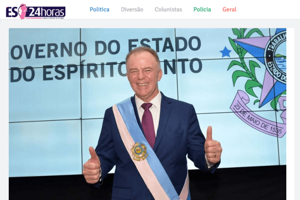ES 24 Horas divulga pesquisa realizada no Município de Vitória sobre a popularidade do Governador Renato Casagrande