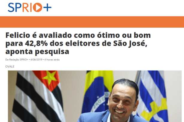 Portal Rádio SPRIO Mais divulga pesquisa realizado pela Paraná Pesquisas