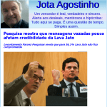 Jota Agostinho divulga pesquisa nacional realizada pela Paraná Pesquisas sobre a Operação Lava Jato