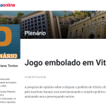 Tribuna Online - Plenário cita pesquisa realizada pela Paraná Pesquisas