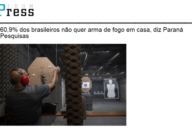 Portal PressFrom cita pesquisa realizado pela Paraná Pesquisas