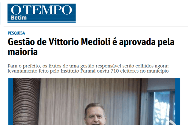 O Tempo - Betim divulga pesquisa realizado pela Paraná Pesquisas