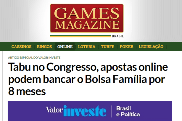 Games Magazine cita pesquisa realizada pela Paraná Pesquisas