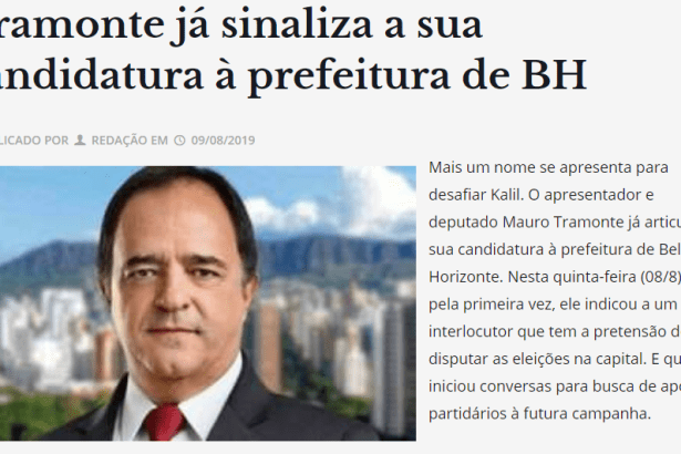 Portal Os Novos Inconfidentes cita pesquisa realizada pela Paraná Pesquisas