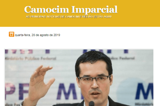 Blog Camocim Imparcial divulga pesquisa Nacional realizada pela Paraná Pesquisas sobre o Procurador da Lava Jato Deltan Dallagnol