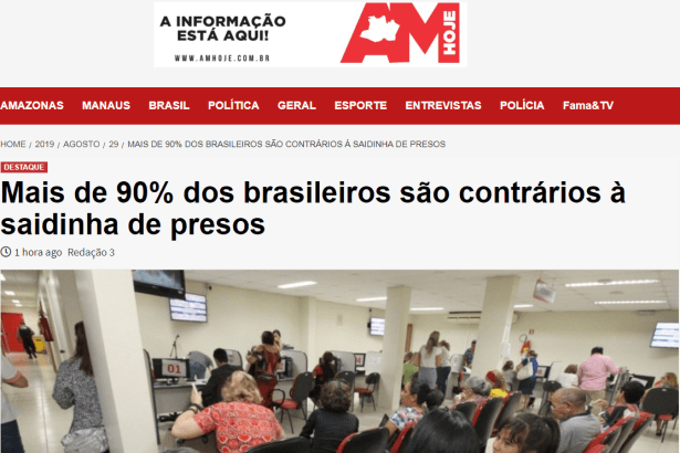 AM HOJE divulga pesquisa realizada pela Paraná Pesquisas