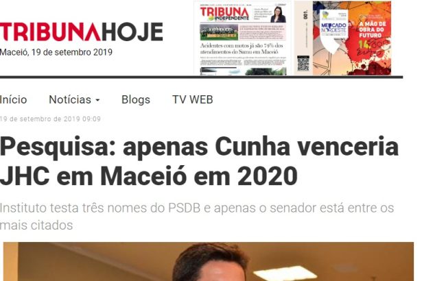 Tribuna Hoje divulga pesquisa realizada pela Paraná Pesquisas